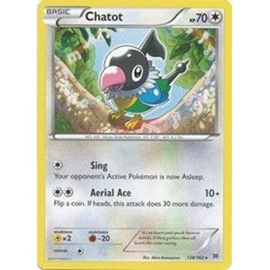 Image for Chatot (128/162) (BKT) - Pokemon