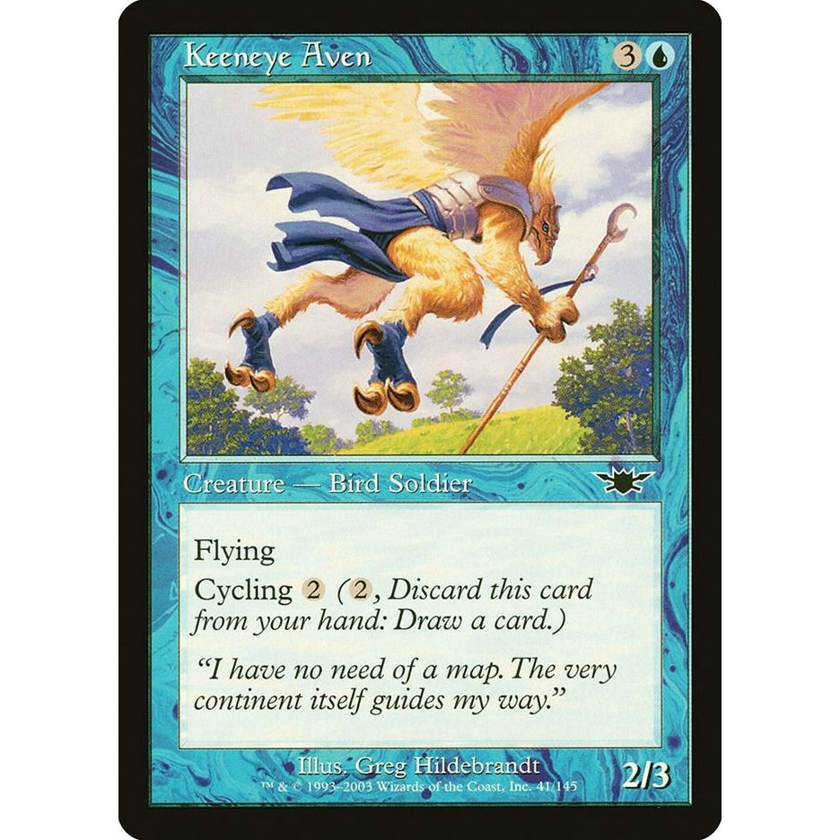 Image for Keeneye Aven (41) (LGN) - Magic: The Gathering