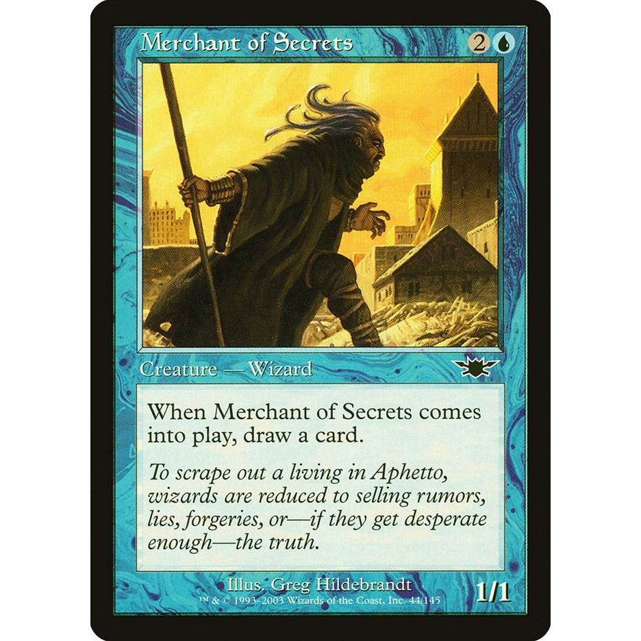 Image for Merchant of Secrets (44) (LGN) - Magic: The Gathering