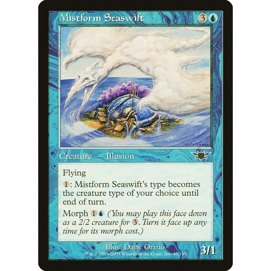Image for Mistform Seaswift (45) (LGN) - Magic: The Gathering