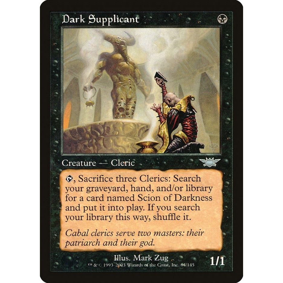 Image for Dark Supplicant (64) (LGN) - Magic: The Gathering