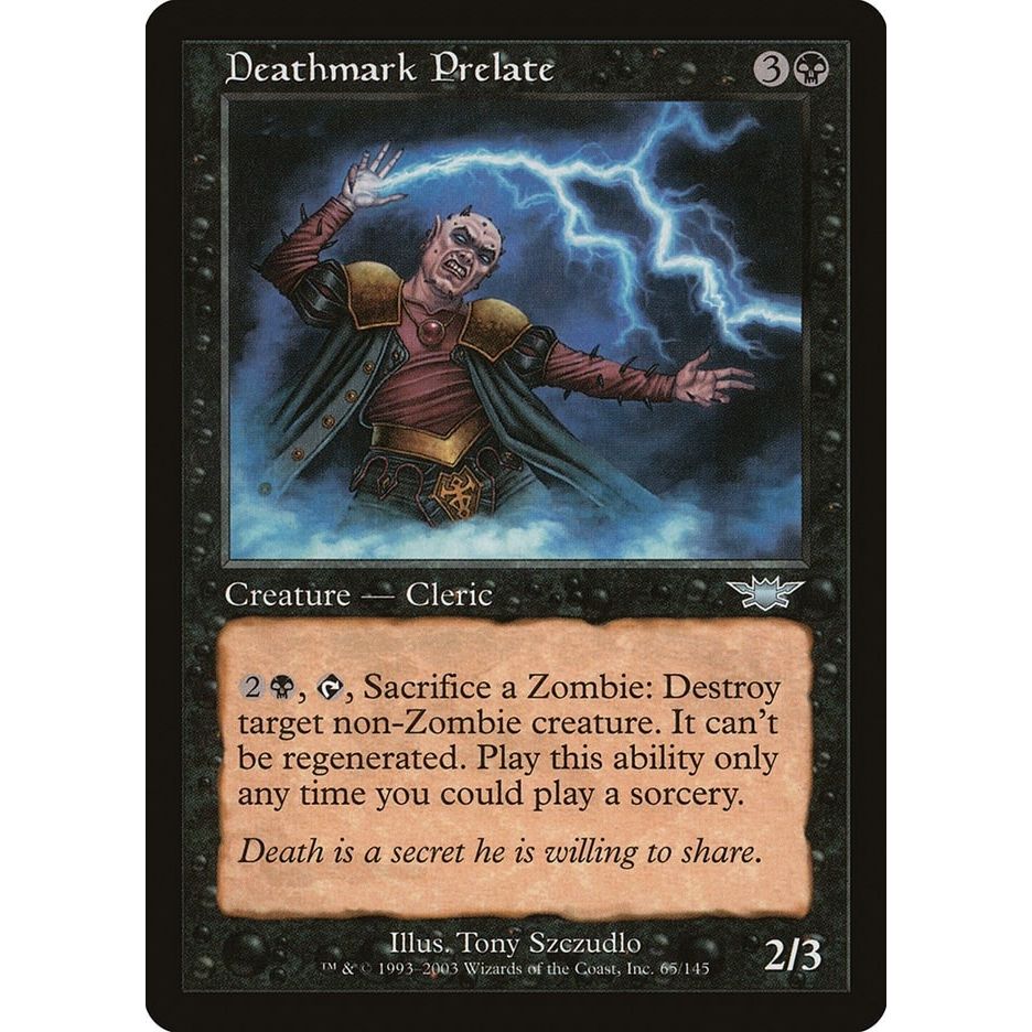 Image for Deathmark Prelate (65) (LGN) - Magic: The Gathering