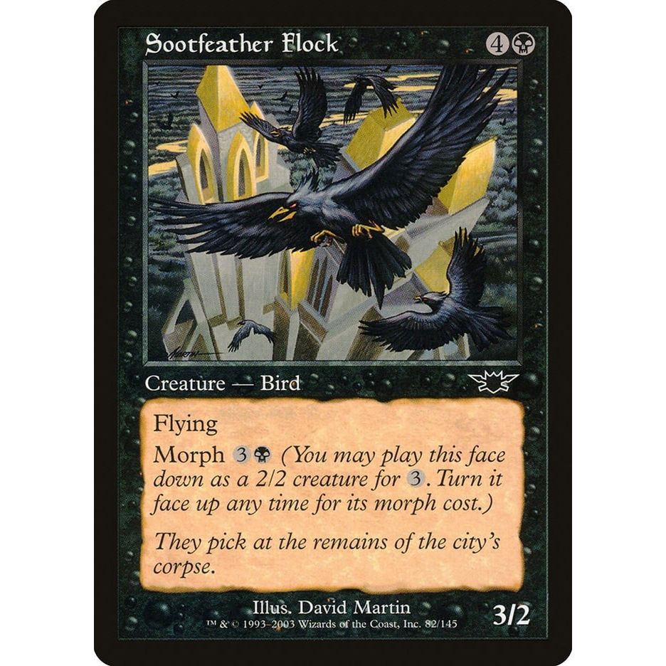 Image for Sootfeather Flock (82) (LGN) - Magic: The Gathering