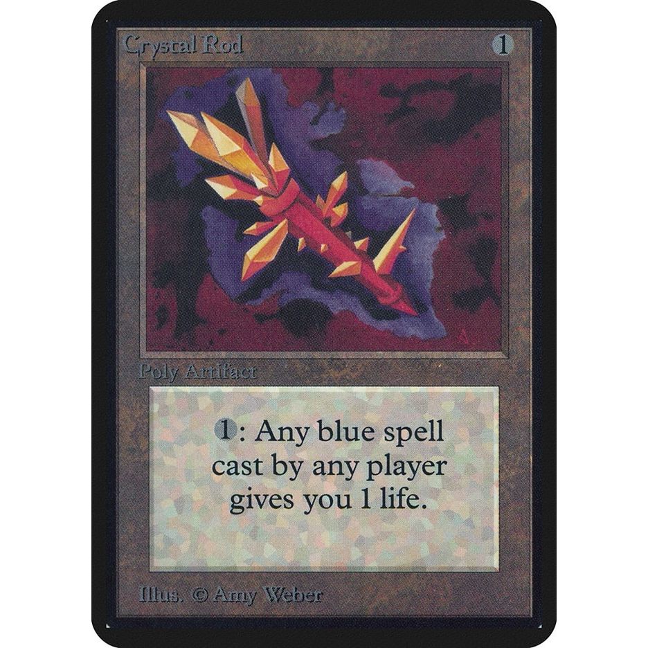 Image for Crystal Rod (LEA) - Magic: The Gathering