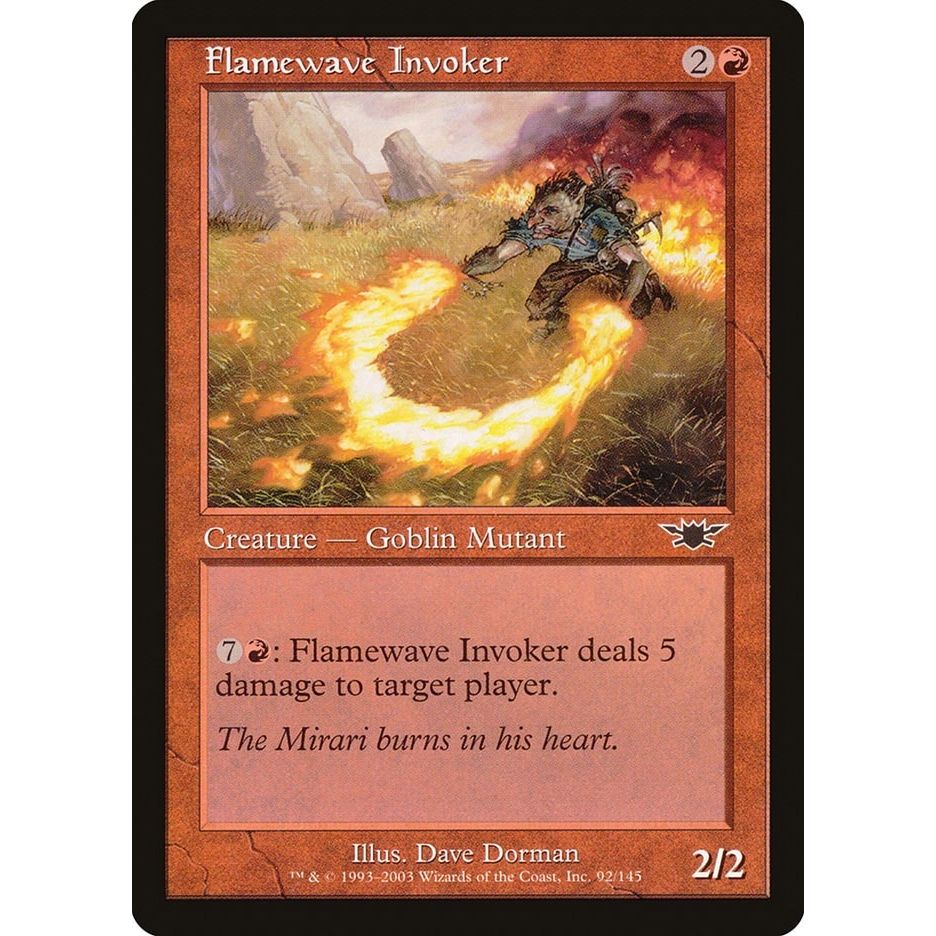 Image for Flamewave Invoker (92) (LGN) - Magic: The Gathering