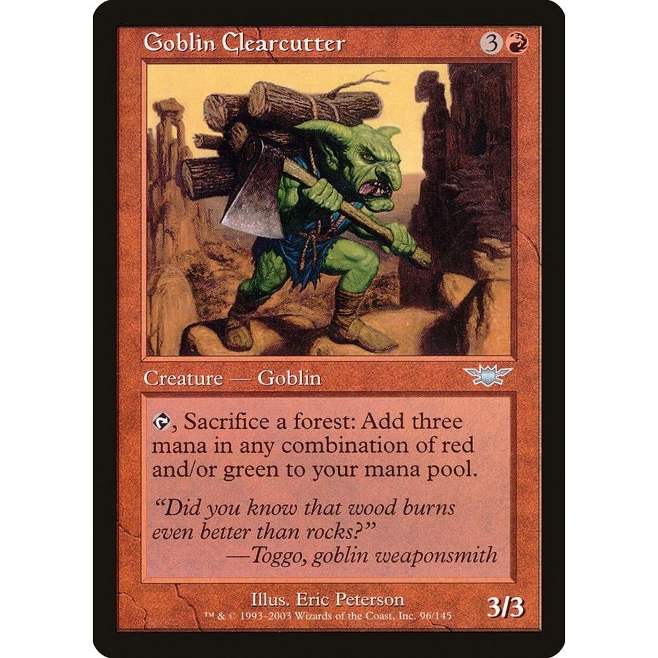 Image for Goblin Clearcutter (96) (LGN) - Magic: The Gathering
