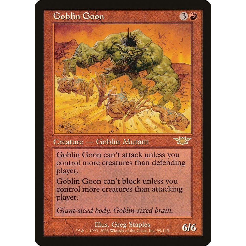 Image for Goblin Goon (99) (LGN) - Magic: The Gathering