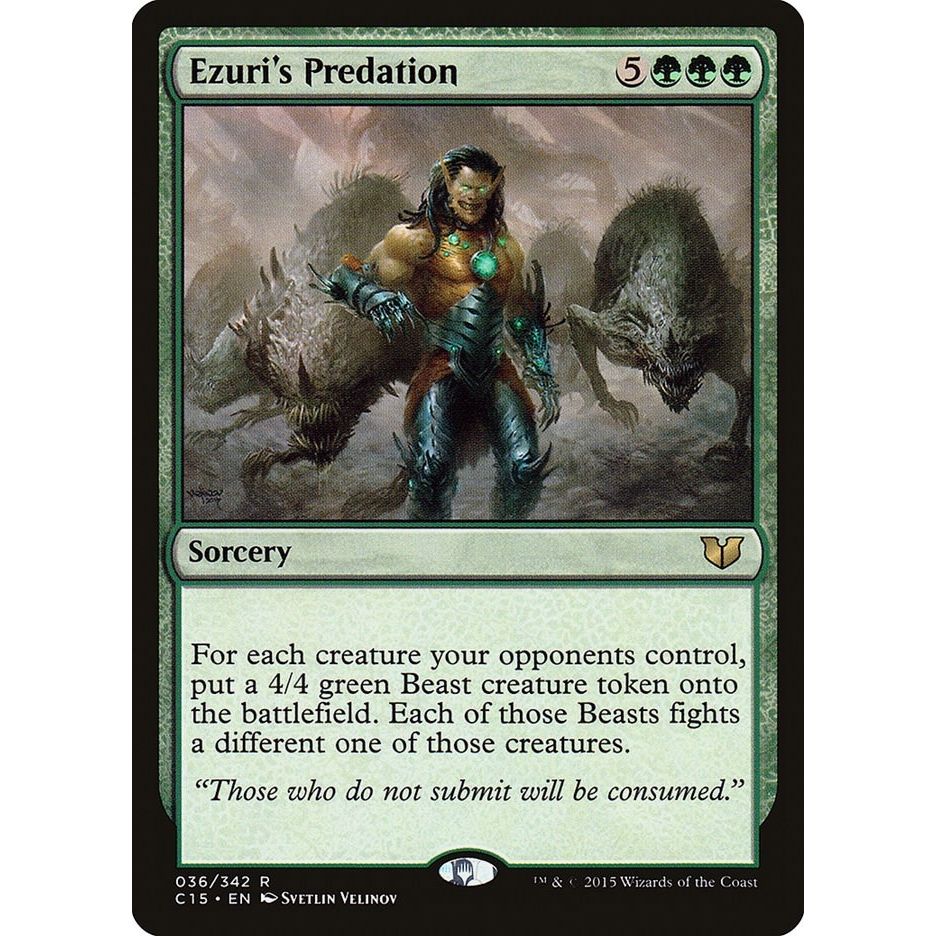 Image for Ezuri's Predation (36) (C15) - Magic: The Gathering