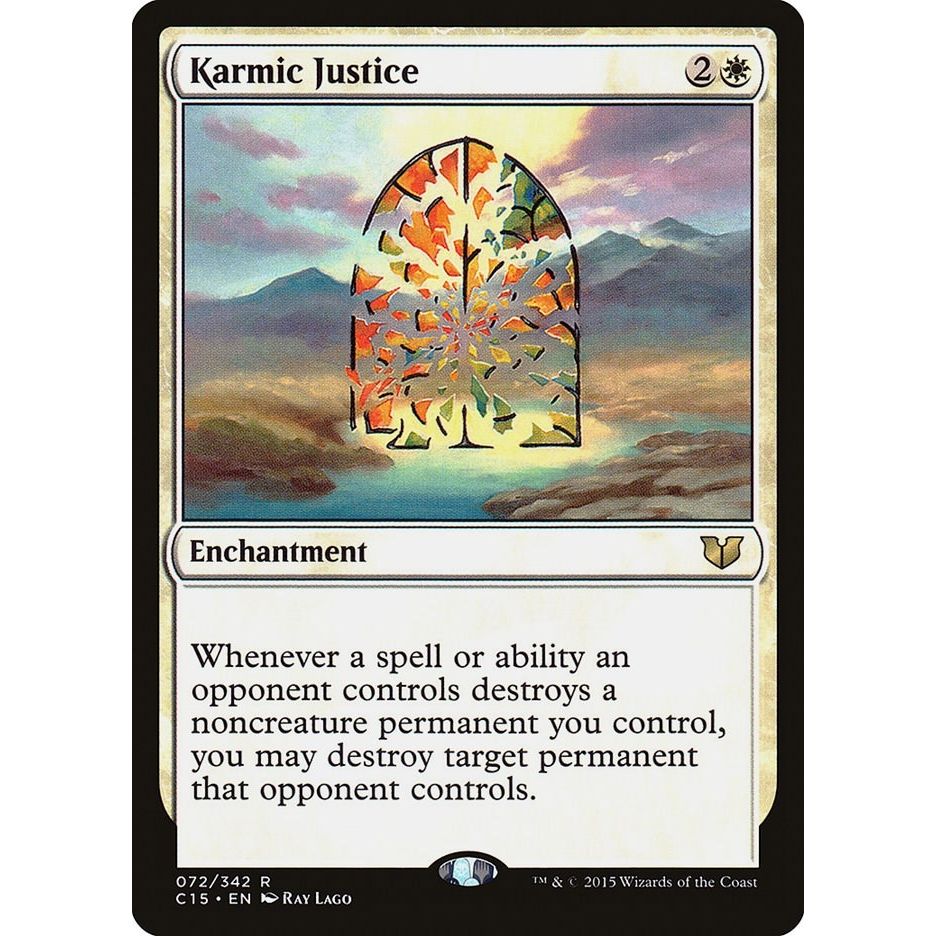Image for Karmic Justice (72) (C15) - Magic: The Gathering