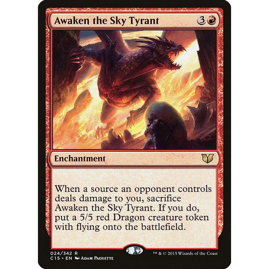 Image for Awaken the Sky Tyrant (24) (C15) - Magic: The Gathering