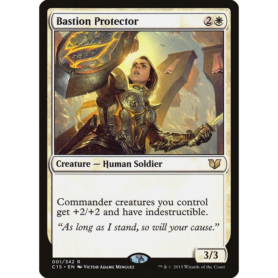 Image for Bastion Protector (1) (C15) - Magic: The Gathering
