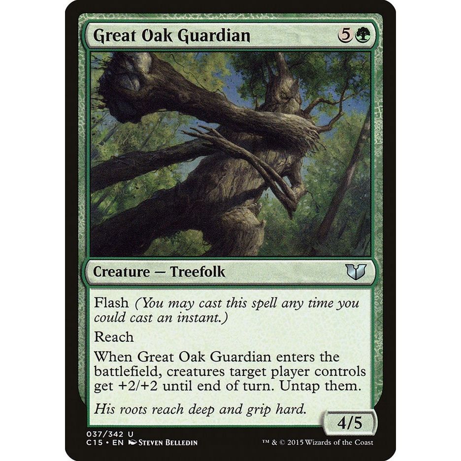 Image for Great Oak Guardian (37) (C15) - Magic: The Gathering