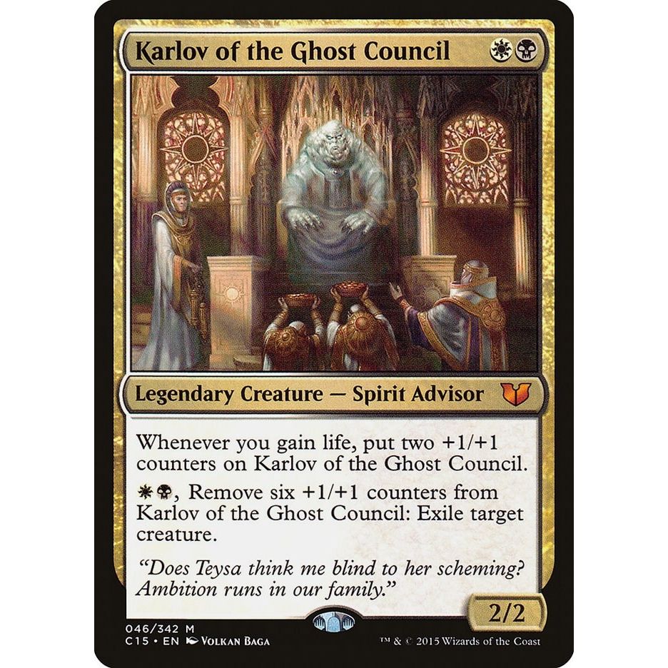 Image for Karlov of the Ghost Council (46) (C15) - Magic: The Gathering
