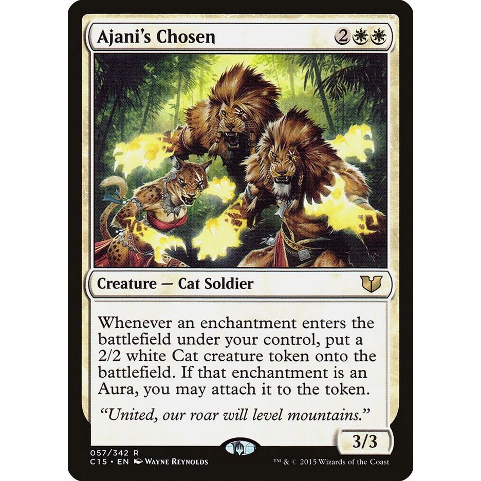 Image for Ajani's Chosen (57) (C15) - Magic: The Gathering