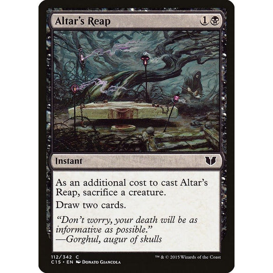 Image for Altar's Reap (112) (C15) - Magic: The Gathering
