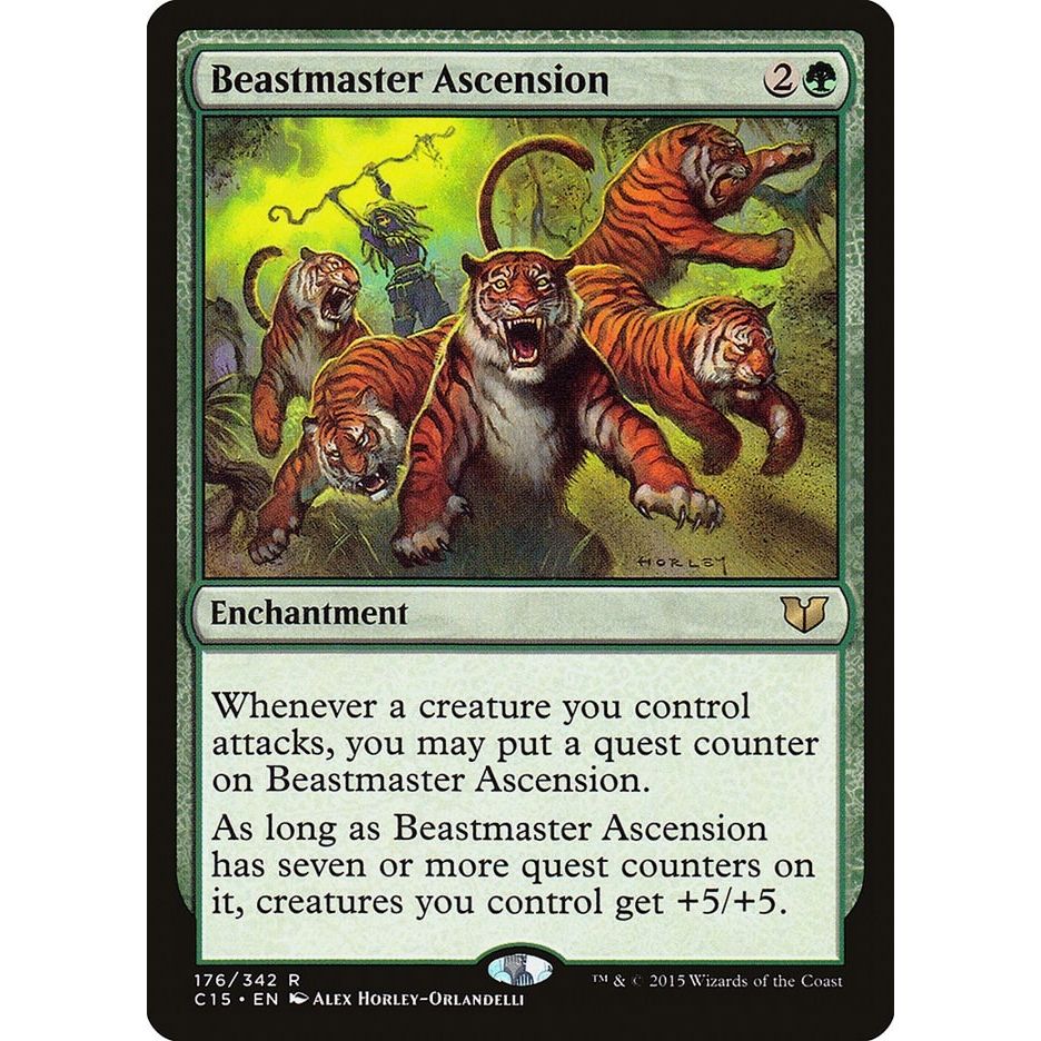 Image for Beastmaster Ascension (176) (C15) - Magic: The Gathering
