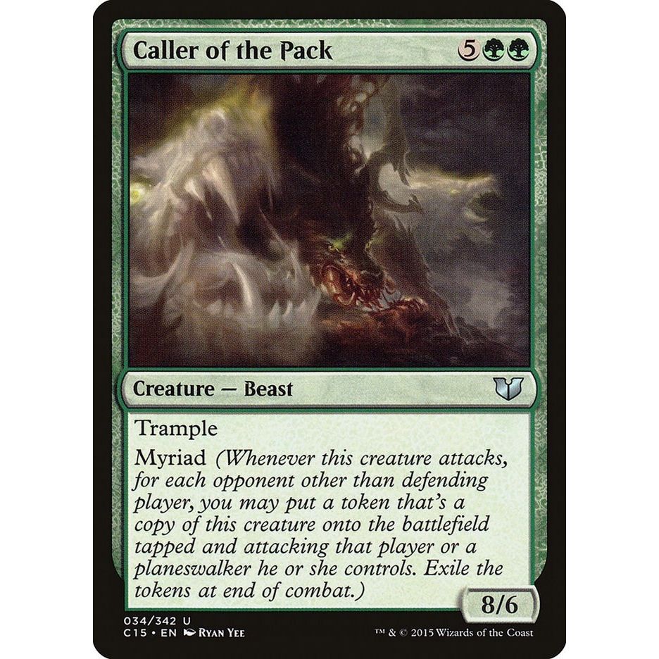 Image for Caller of the Pack (34) (C15) - Magic: The Gathering