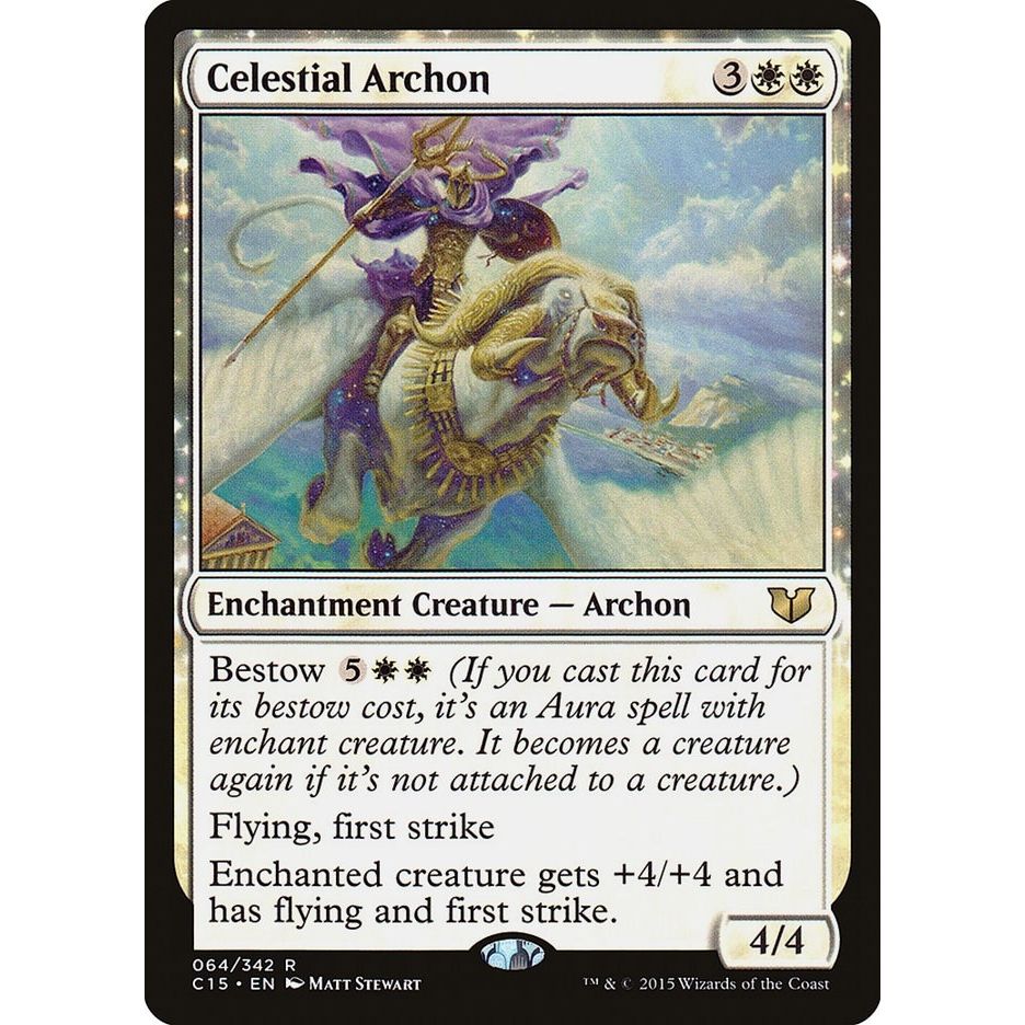 Image for Celestial Archon (64) (C15) - Magic: The Gathering