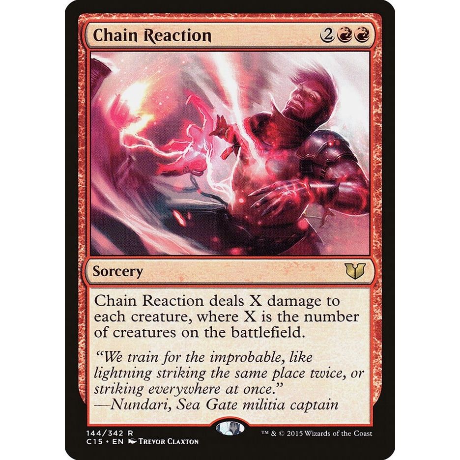Image for Chain Reaction (144) (C15) - Magic: The Gathering
