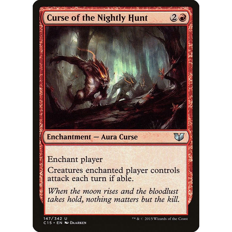 Image for Curse of the Nightly Hunt (147) (C15) - Magic: The Gathering