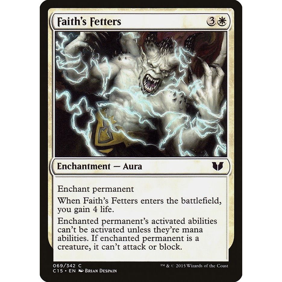 Image for Faith's Fetters (69) (C15) - Magic: The Gathering
