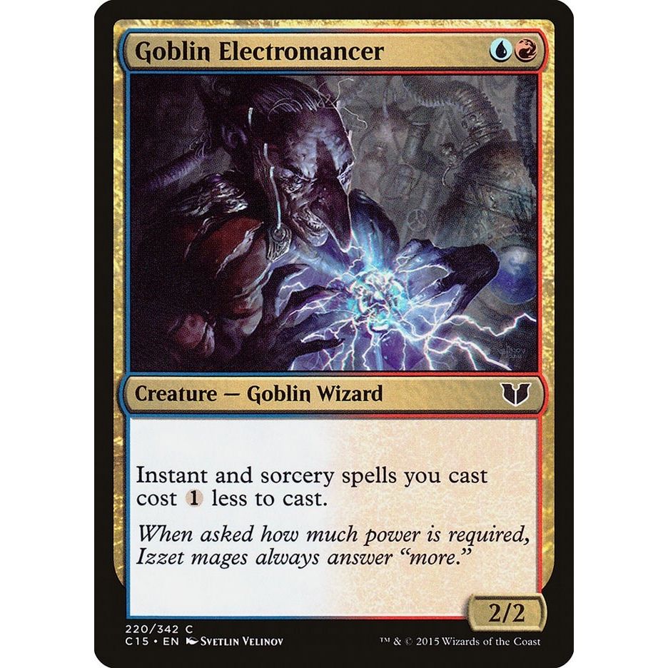 Image for Goblin Electromancer (220) (C15) - Magic: The Gathering