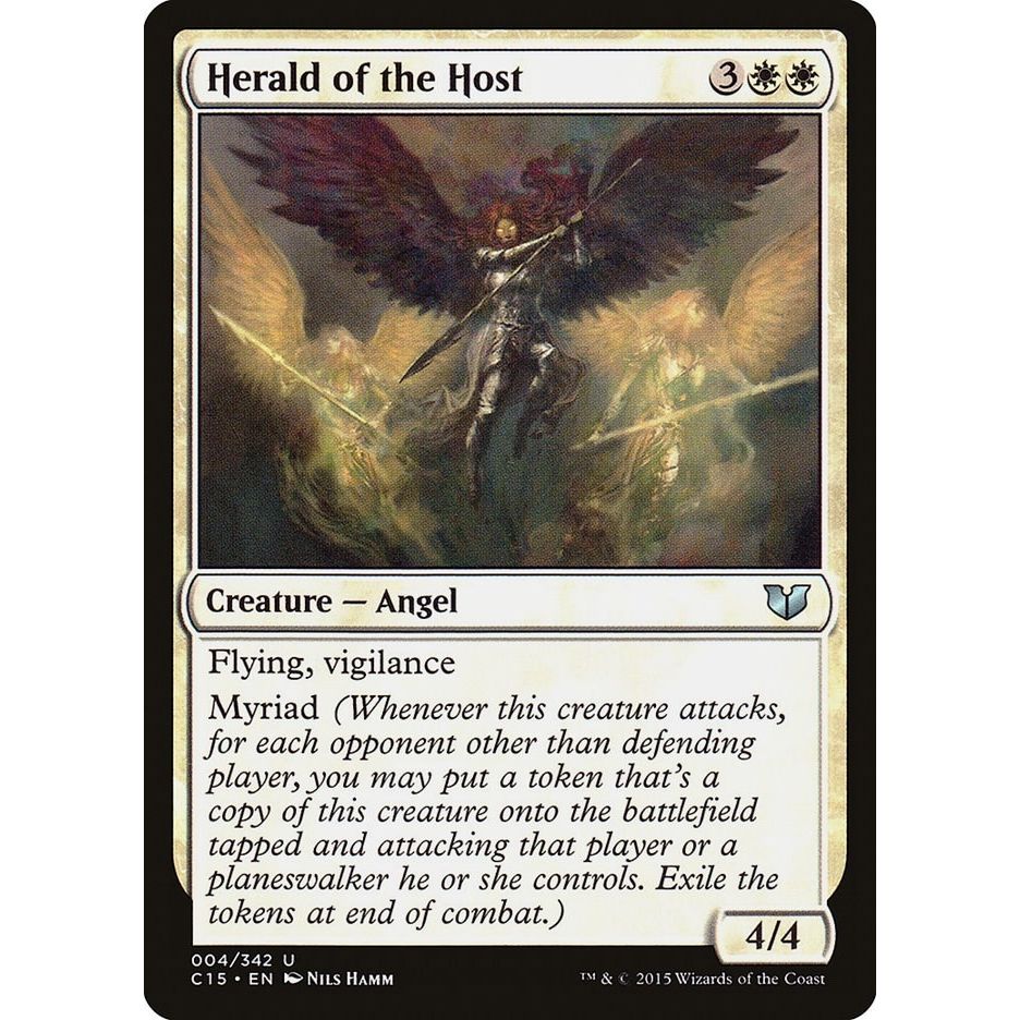 Image for Herald of the Host (4) (C15) - Magic: The Gathering