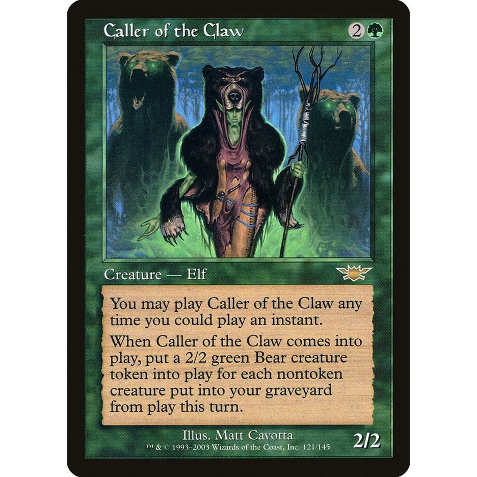 Image for Caller of the Claw (121) (LGN) - Magic: The Gathering