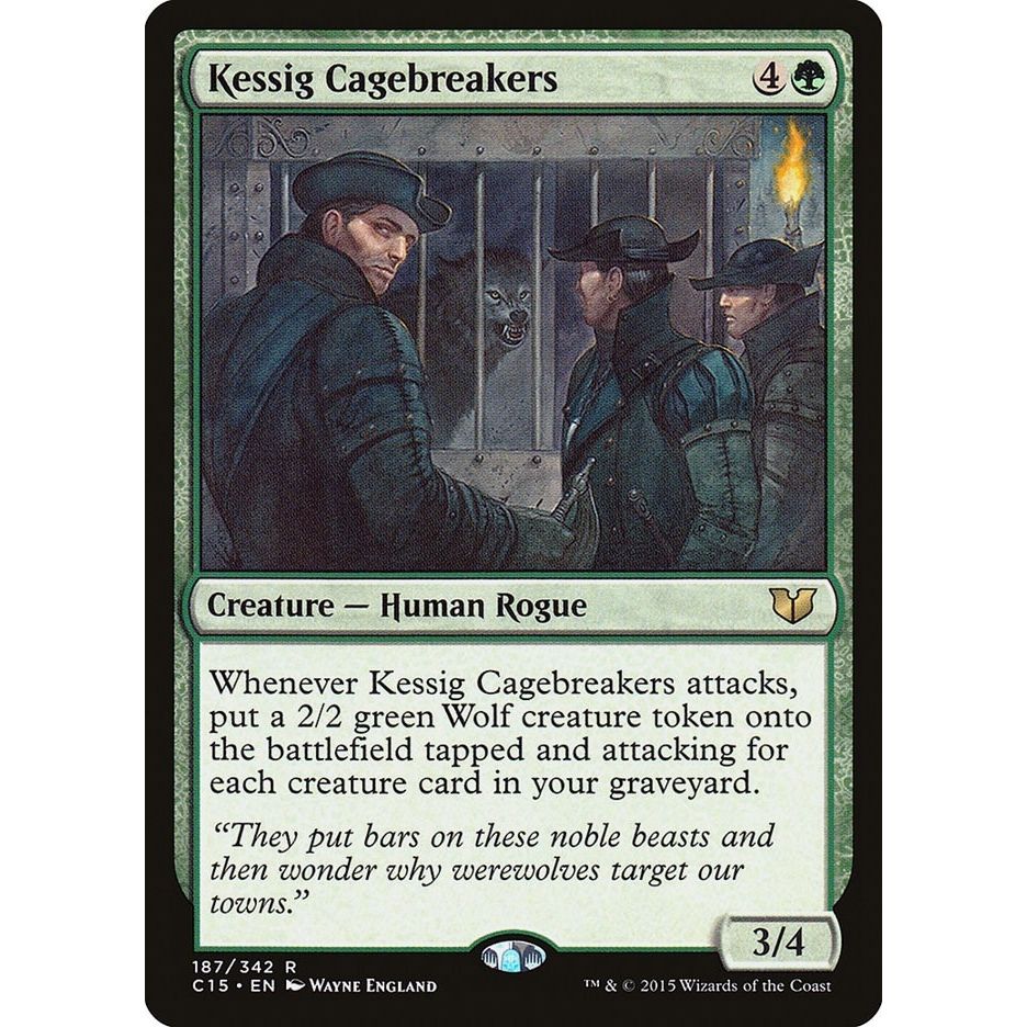 Image for Kessig Cagebreakers (187) (C15) - Magic: The Gathering