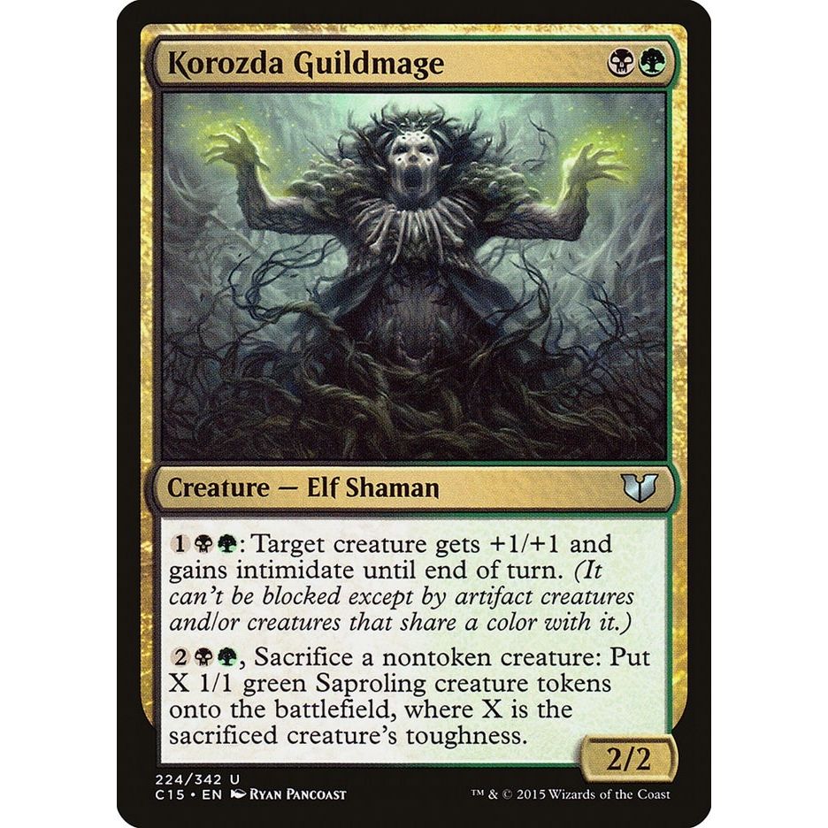 Image for Korozda Guildmage (224) (C15) - Magic: The Gathering