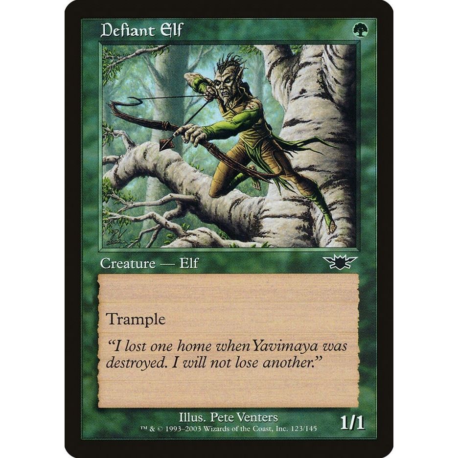 Image for Defiant Elf (123) (LGN) - Magic: The Gathering
