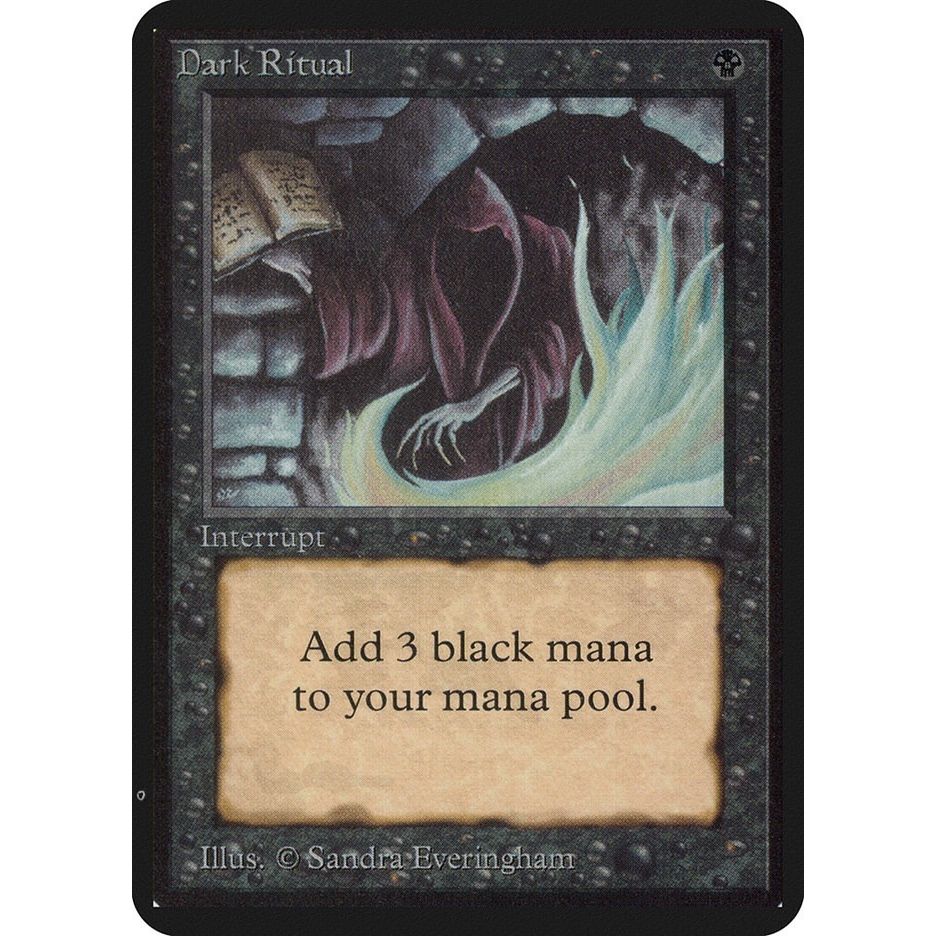 Image for Dark Ritual (LEA) - Magic: The Gathering