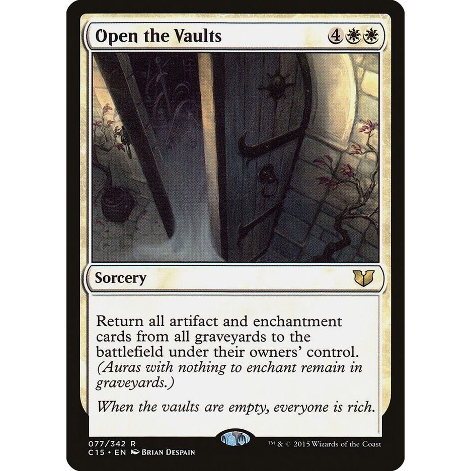 Image for Open the Vaults (77) (C15) - Magic: The Gathering