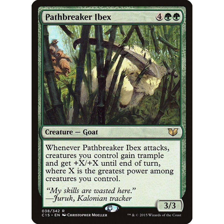 Image for Pathbreaker Ibex (38) (C15) - Magic: The Gathering