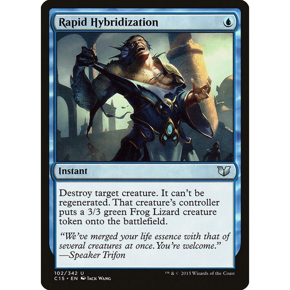 Image for Rapid Hybridization (102) (C15) - Magic: The Gathering