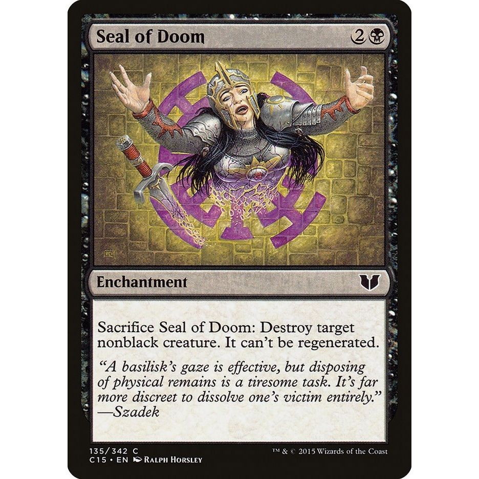 Image for Seal of Doom (135) (C15) - Magic: The Gathering