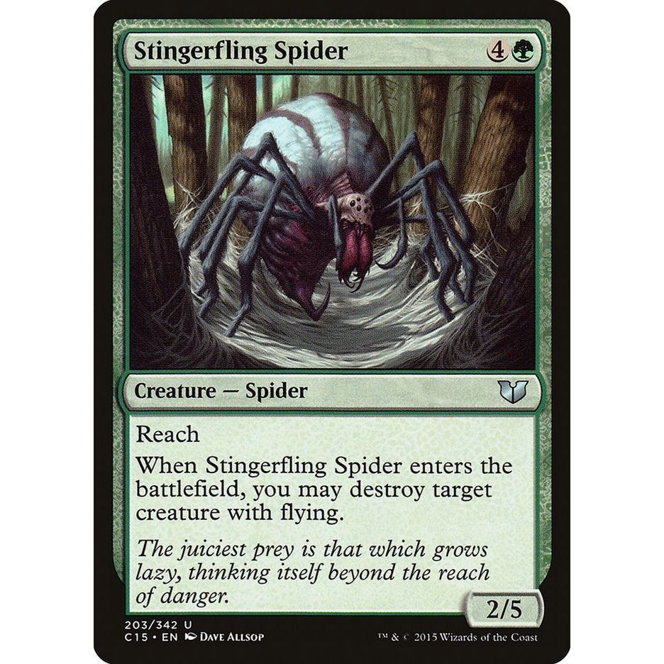 Image for Stingerfling Spider (203) (C15) - Magic: The Gathering