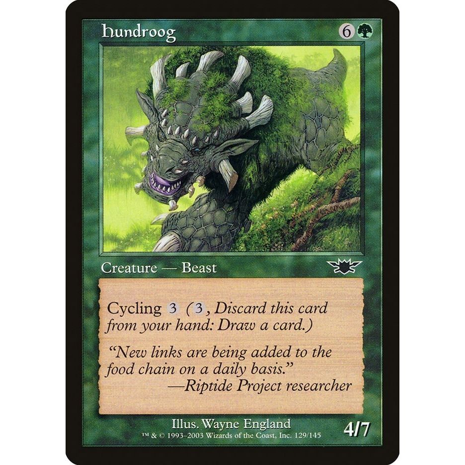 Image for Hundroog (129) (LGN) - Magic: The Gathering
