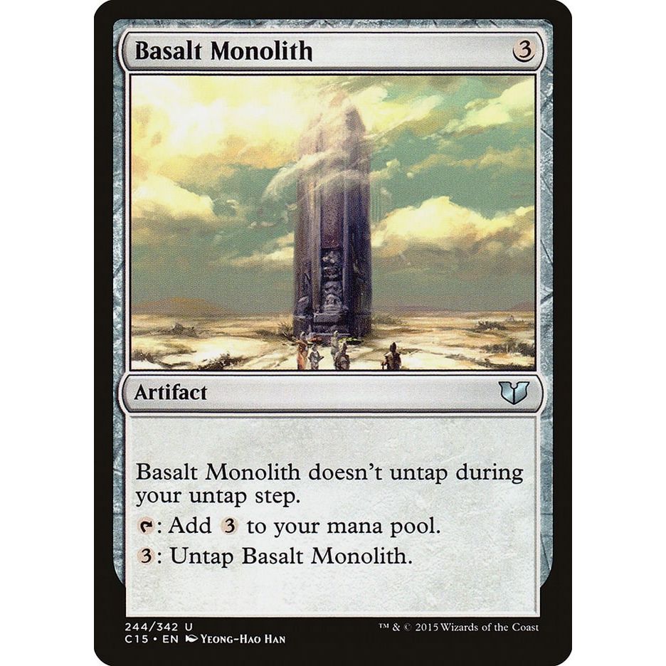 Image for Basalt Monolith (244) (C15) - Magic: The Gathering