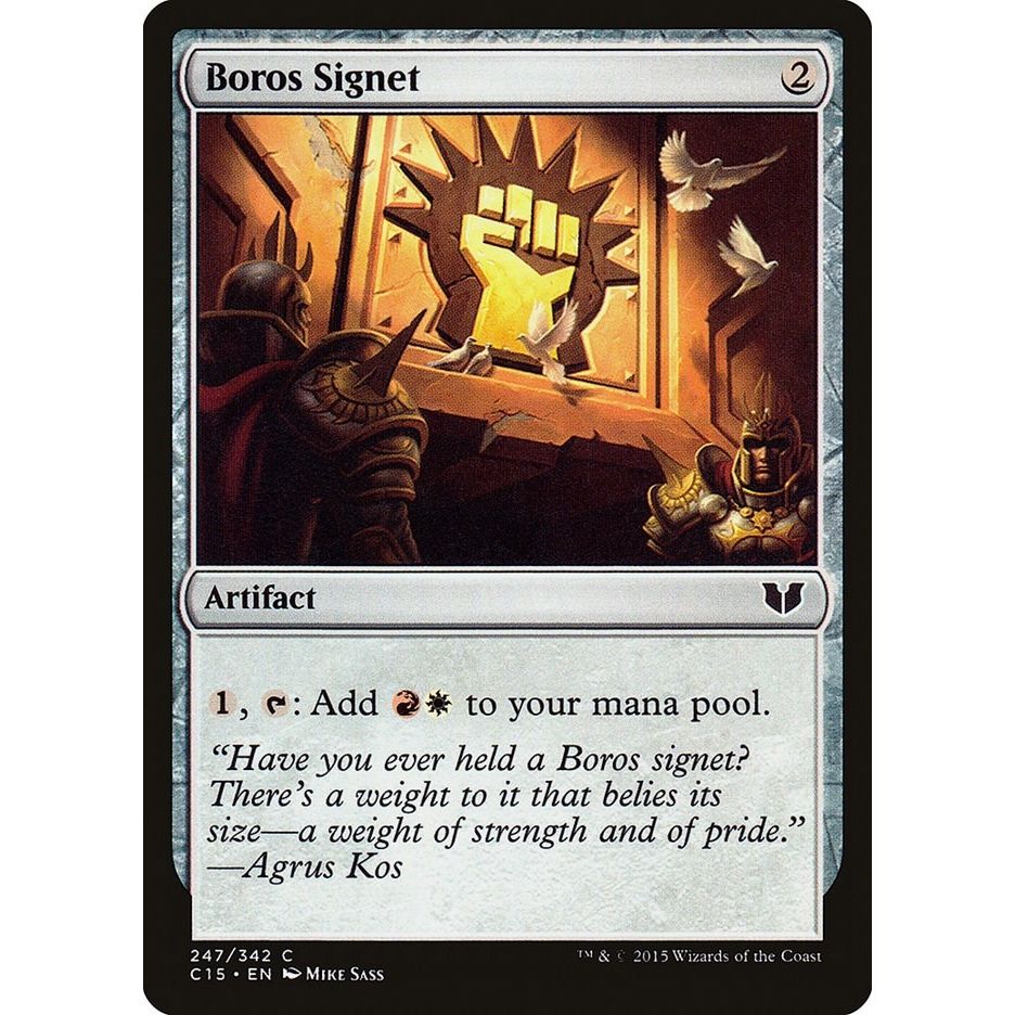 Image for Boros Signet (247) (C15) - Magic: The Gathering