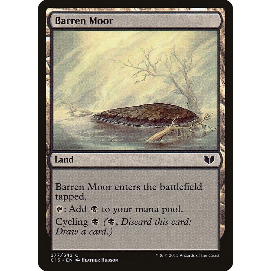 Image for Barren Moor (277) (C15) - Magic: The Gathering