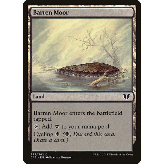 Image for Barren Moor (277) (C15) - Magic: The Gathering