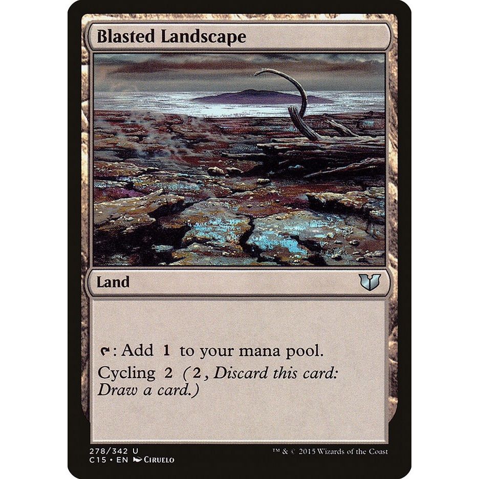 Image for Blasted Landscape (278) (C15) - Magic: The Gathering