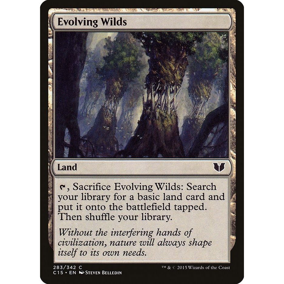 Image for Evolving Wilds (283) (C15) - Magic: The Gathering