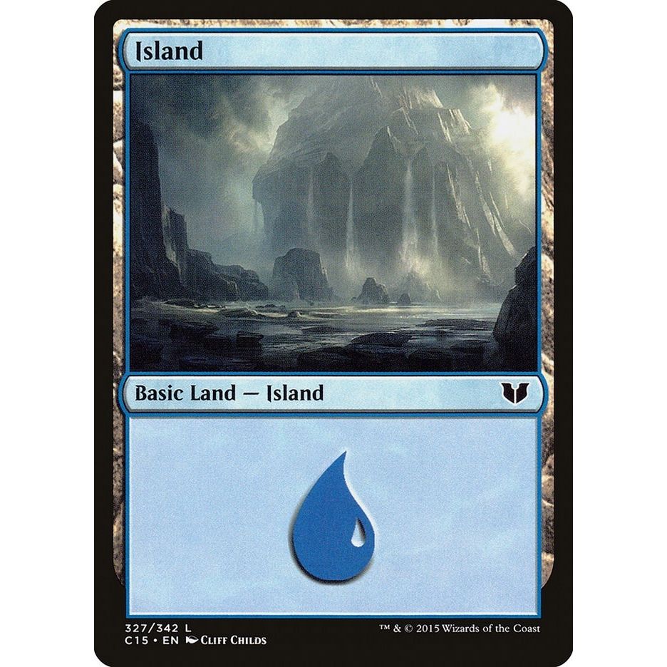 Image for Island (327) (327) (C15) - Magic: The Gathering