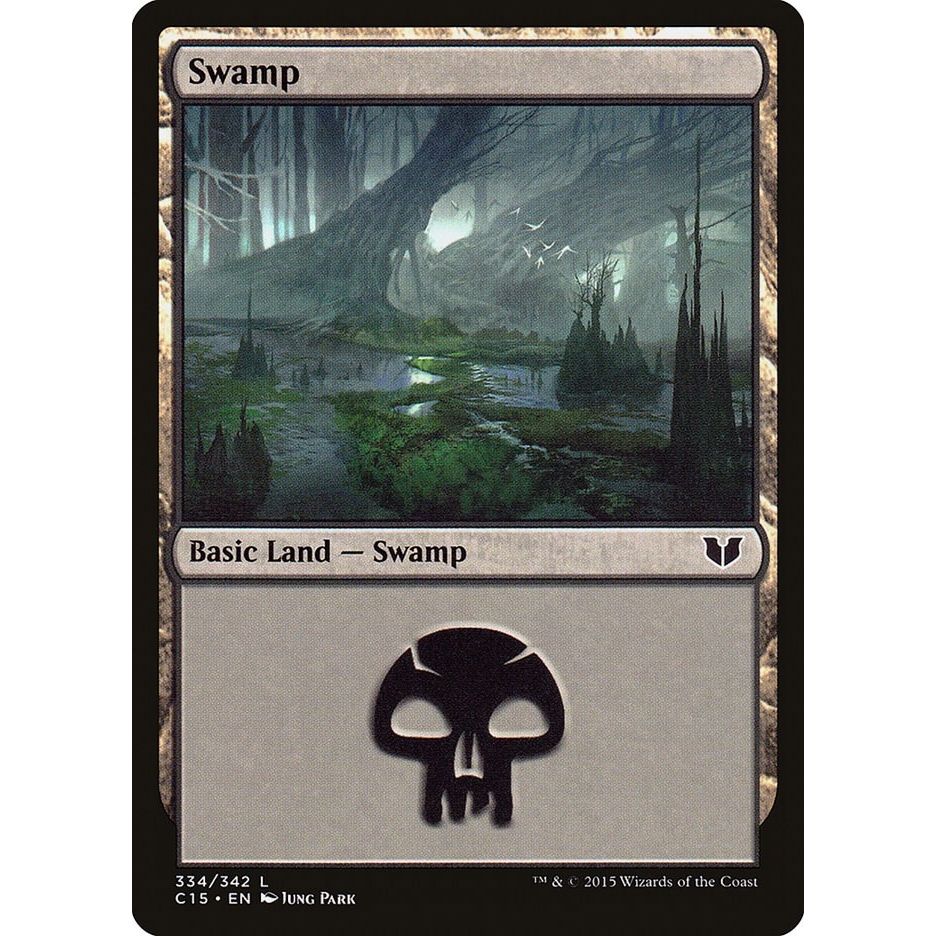 Image for Swamp (334) (334) (C15) - Magic: The Gathering