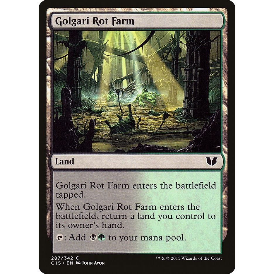 Image for Golgari Rot Farm (287) (C15) - Magic: The Gathering