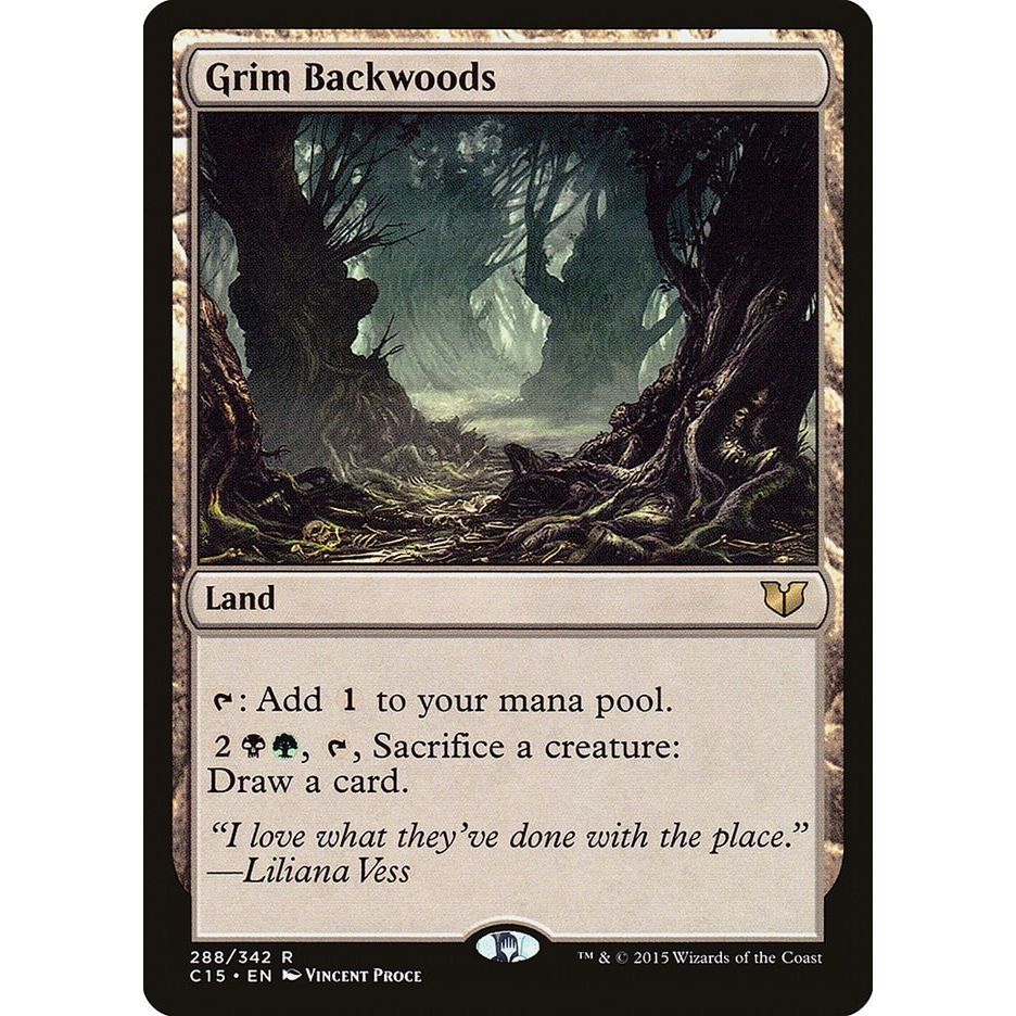 Image for Grim Backwoods (288) (C15) - Magic: The Gathering