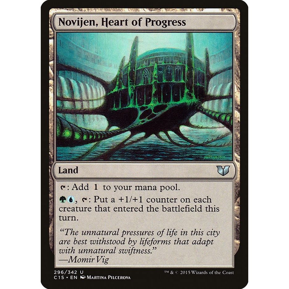 Image for Novijen, Heart of Progress (296) (C15) - Magic: The Gathering