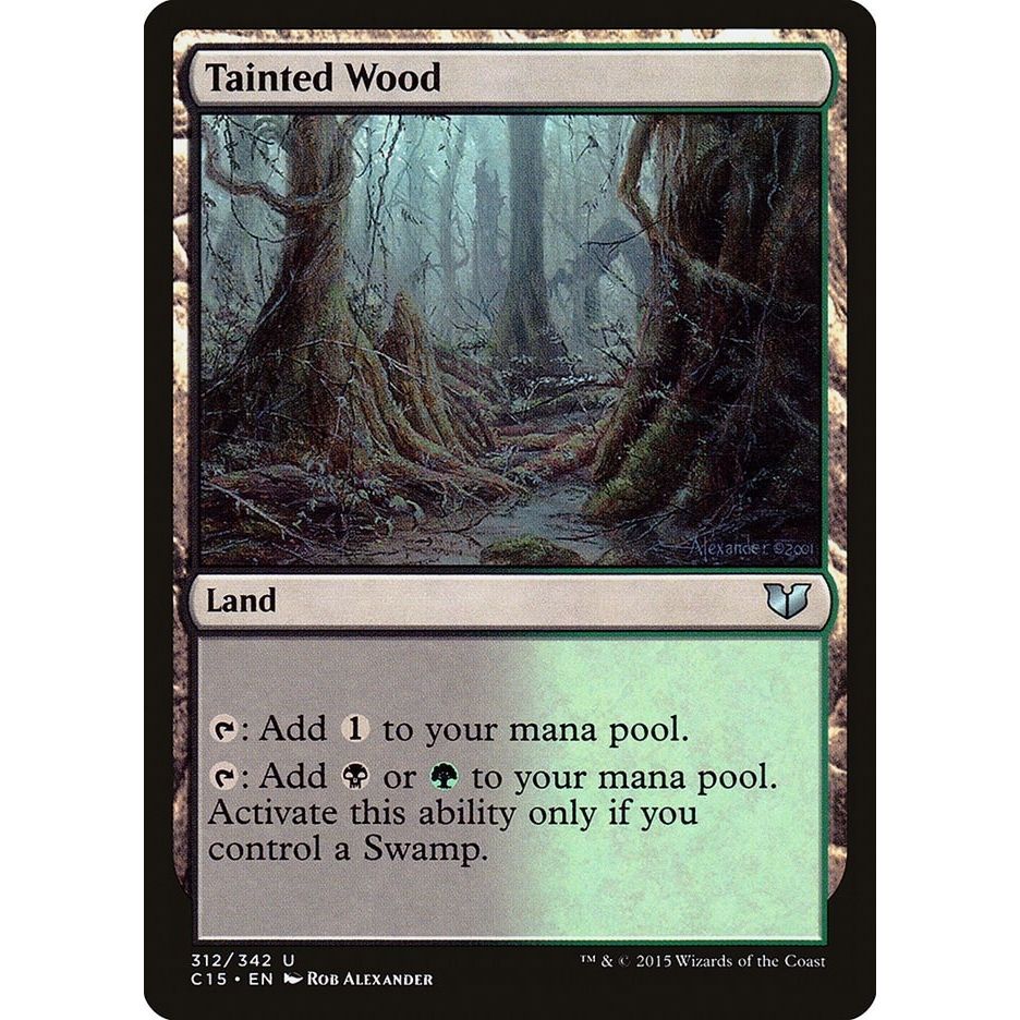 Image for Tainted Wood (312) (C15) - Magic: The Gathering